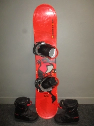 NIDECKER DIABLO 126cm + vázání + snb boty 24,5cm