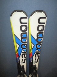 Dětské lyže SALOMON X RACE 110cm + Lyžáky 22cm, VÝBORNÝ STAV