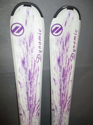 Juniorské lyže DYNAMIC LIGHT ELVE 120cm + Lyžáky 24,5cm, SUPER STAV