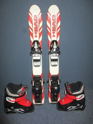 HEAD SUPER TEAM 67cm + Lyžáky 15,5cm