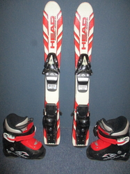HEAD SUPER TEAM 67cm + Lyžáky 15,5cm