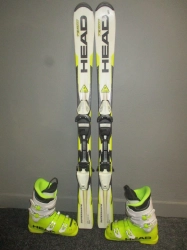 HEAD SUPERSHAPE TEAM 117cm + Lyžáky 23,5cm