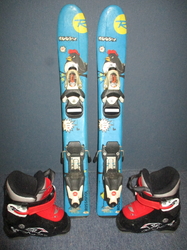 ROSSIGNOL ROOSTIE 67cm + Lyžáky 15,5cm