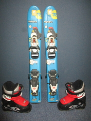 ROSSIGNOL ROOSTIE 67cm + Lyžáky 15,5cm