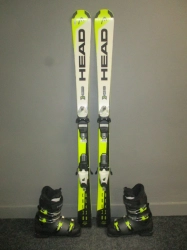 HEAD SUPERSHAPE TEAM 140cm + Lyžáky 26cm