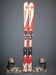 Juniorské lyže DYNAMIC VR 07 150cm + Lyžáky 27,5cm, VÝBORNÝ STAV