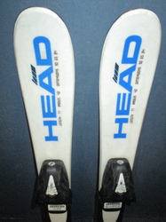 HEAD SUPERSHAPE 77cm + Lyžáky 17,5cm