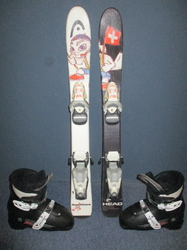 HEAD SPARTA CUCHE 77cm + Lyžáky 18,5cm