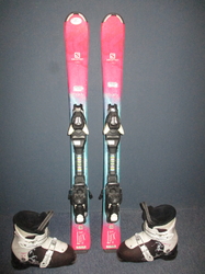 SALOMON THE LUX Jr 100cm + Lyžáky 21,5cm