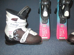 SALOMON THE LUX Jr 100cm + Lyžáky 21,5cm