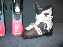 SALOMON THE LUX Jr 100cm + Lyžáky 21,5cm