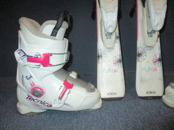 ROSSIGNOL FUN GIRL 100cm + Lyžáky 20,5cm
