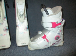 ROSSIGNOL FUN GIRL 100cm + Lyžáky 20,5cm