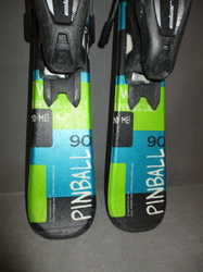 Dětské lyže ELAN PINBALL 90cm, VÝBORNÝ STAV
