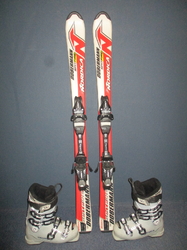 NORDICA DOBERMANN SPITFIRE 120cm + Lyžáky 24,5cm