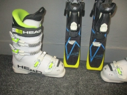 SALOMON X-RACE 110cm + Lyžáky 23cm