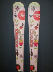 Juniorské lyže ROSSIGNOL FUN GIRL 150cm + Lyžáky 26,5cm, VÝBORNÝ STAV