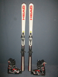 HEAD SUPERSHAPE TEAM 157cm + Lyžáky 28,5cm