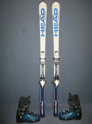 HEAD SUPERSHAPE TEAM 157cm + Lyžáky 27,5cm