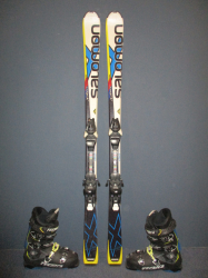 SALOMON X-RACE 150cm + Lyžáky 28,5cm