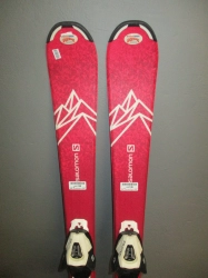 SALOMON QST LUX Jr 21/22 110cm + Lyžáky 22,5cm