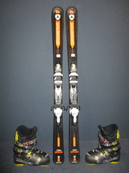 Juniorské lyže DYNASTAR TEAM SPEED 130cm + Lyžáky 25,5cm, SUPER STAV
