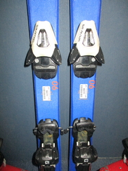 Dětské lyže SALOMON QST MAX Jr 90cm + Lyžáky 18,5cm, SUPER STAV