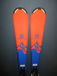 Juniorské lyže SALOMON QST MAX Jr 130cm + Lyžáky 25,5cm, SUPER STAV
