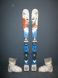 Dětské lyže WEDZE ONEBREAKER 100cm + Lyžáky 20,5cm, VÝBORNÝ STAV 