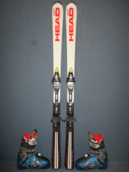 HEAD SUPERSHAPE TEAM 157cm + Lyžáky 27,5cm