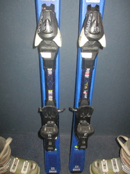 SALOMON S/RACE MT 140cm + Lyžáky 25,5cm 