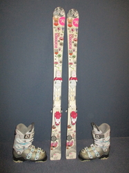 ROSSIGNOL DIVA 130cm + Lyžáky 24,5cm