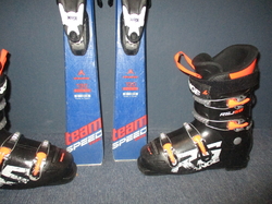 DYNASTAR TEAM SPEED ZONE 130cm + Lyžáky 25,5cm