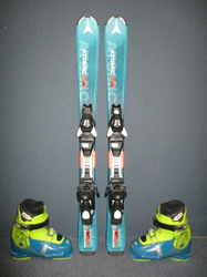 Dětské lyže ATOMIC VANTAGE X 100cm + Lyžáky 21,5cm, VÝBORNÝ STAV