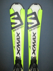 Dětské lyže SALOMON X-MAX 100cm + Lyžáky 21,5cm, VÝBORNÝ STAV