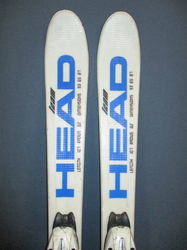 Dětské lyže HEAD SUPERSHAPE 107cm + Lyžáky 21,5cm, SUPER STAV
