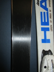 Dětské lyže HEAD SUPERSHAPE 107cm + Lyžáky 21,5cm, SUPER STAV