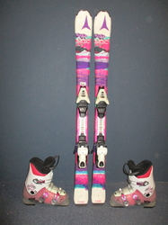 Juniorské lyže ATOMIC VANTAGE 120cm + Lyžáky 23,5cm, SUPER STAV