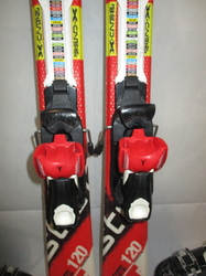 Juniorské lyže ATOMIC REDSTER XT 120cm + Lyžáky 24,5cm, SUPER STAV