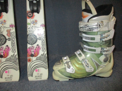 ROSSIGNOL DIVA 140cm + Lyžáky 26cm