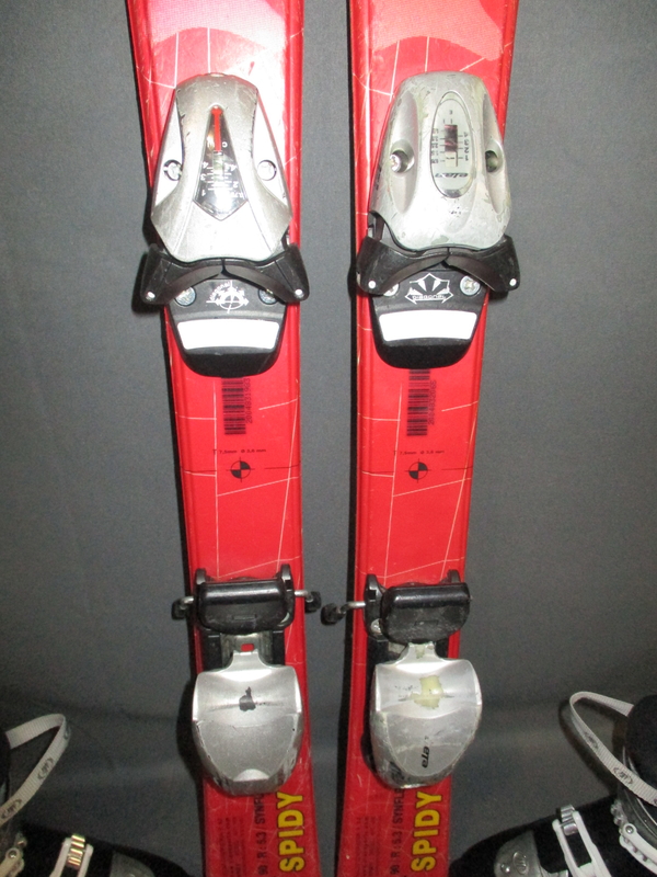Dětské lyže ELAN SPIDY 90cm + Lyžáky 19,5cm, VÝBORNÝ STAV