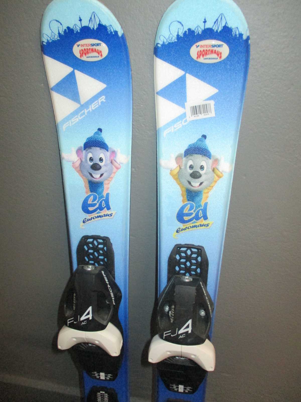 FISCHER ED EUROMAUS 80cm + Lyžáky 17,5cm