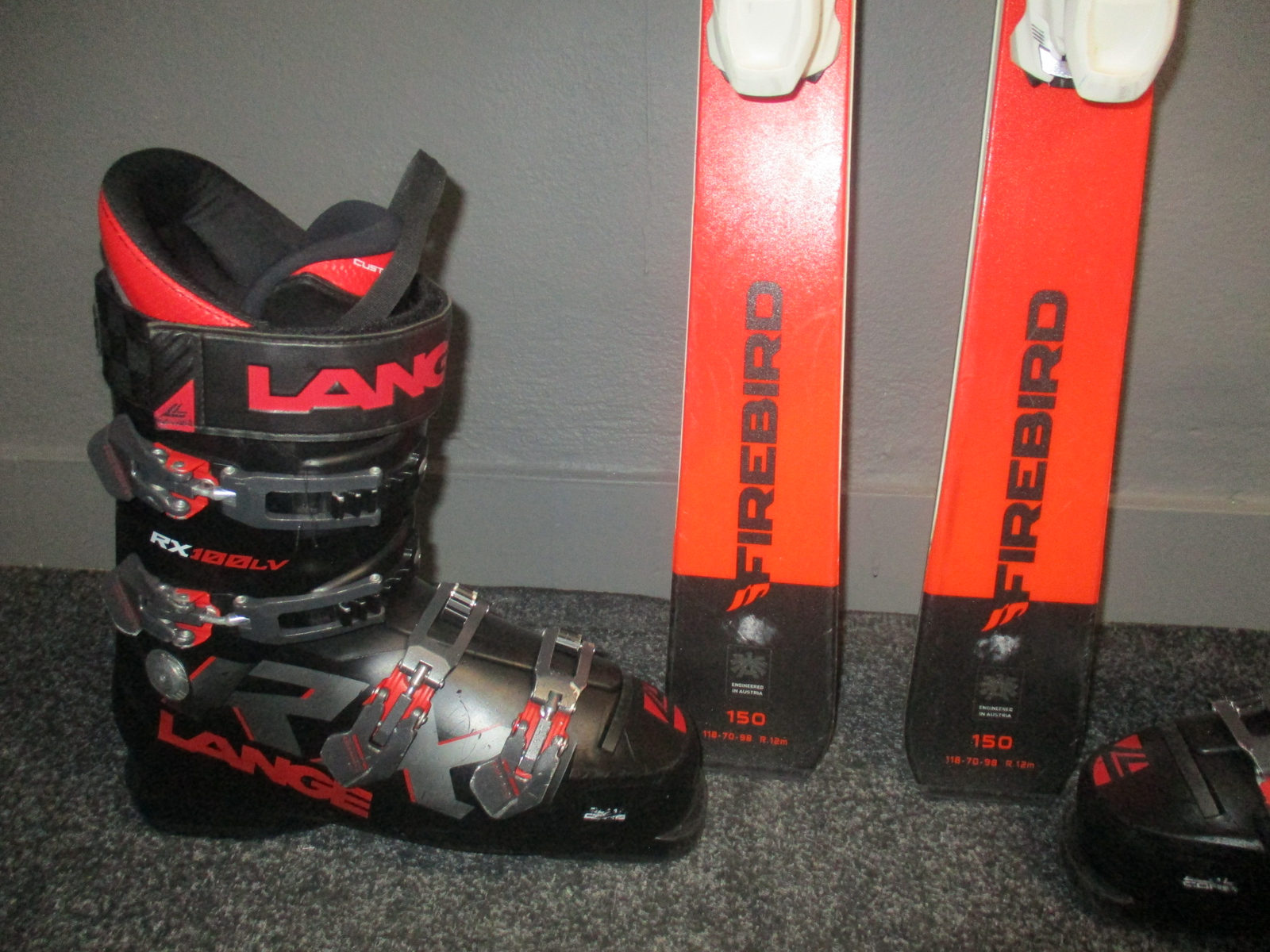 BLIZZARD FIREBIRD COMP Jr 150cm + Boots 27.5cm