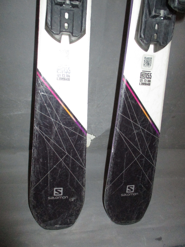 Dámské sportovní lyže SALOMON W-MAX 12 155cm, VÝBORNÝ STAV