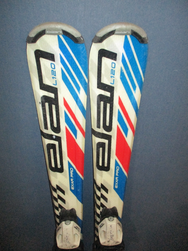 Juniorské lyže ELAN EXAR PRO 120cm + Lyžáky 24,5cm, VÝBORNÝ STAV