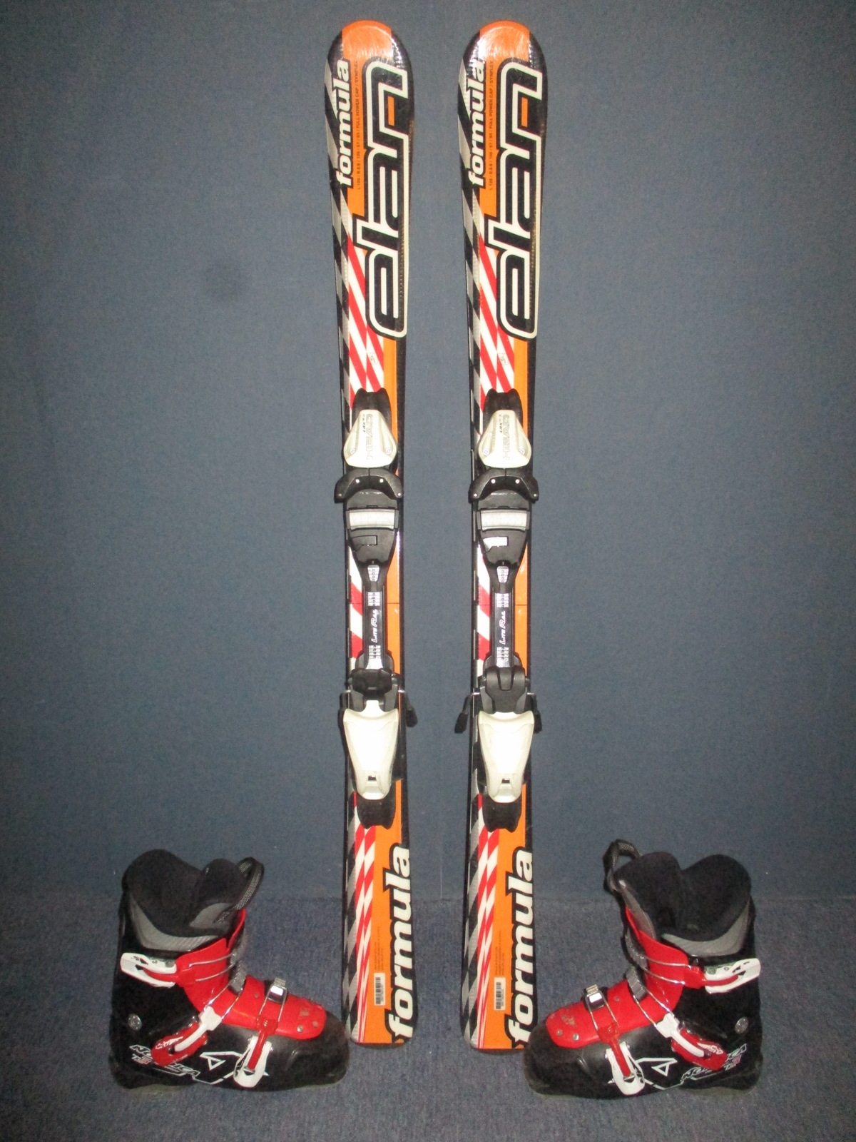ELAN FORMULA 120cm + Lyžáky 23,5cm