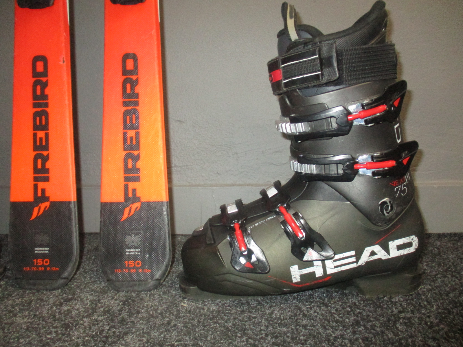 BLIZZARD FIREBIRD RC Jr 150cm + Lyžáky 27,5cm