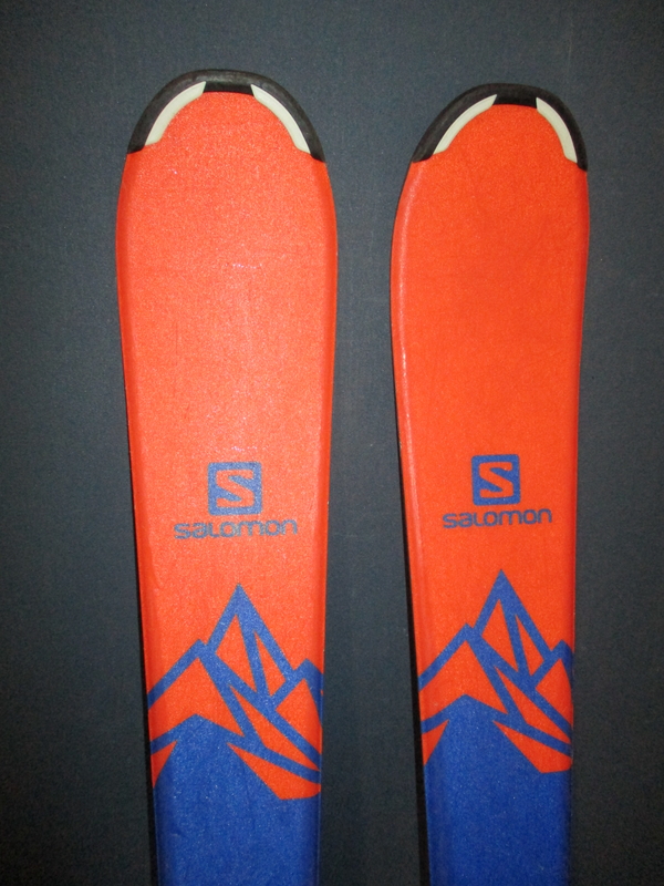 Juniorské lyže SALOMON QST MAX Jr 130cm + Lyžáky 26,5cm, SUPER STAV 